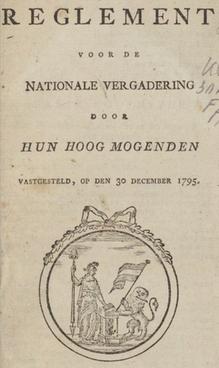 Reglement voor de nationale vergadering